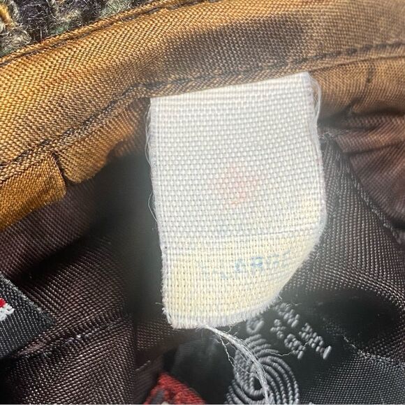 Minnesota Hats Vintage Gray/Black Houndstooth Wool Newsboys Hat W/Earflaps - Picture 4 of 11